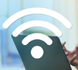 Wi-Fi dead zone coverage map showing extended wireless reach across a property